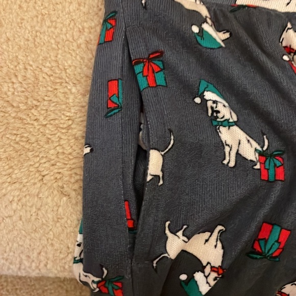 Dachshund holiday lightweight pajama bottoms. Size XL - Picture 4 of 8